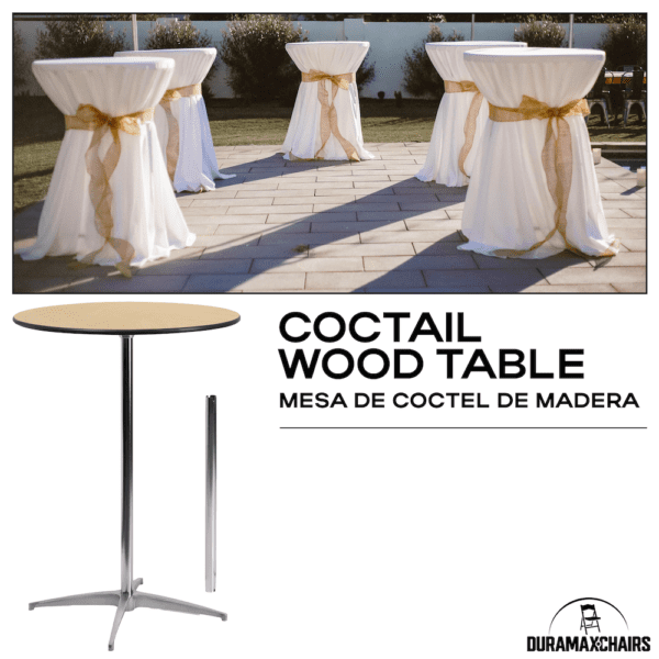 Cocktail Wood Tables