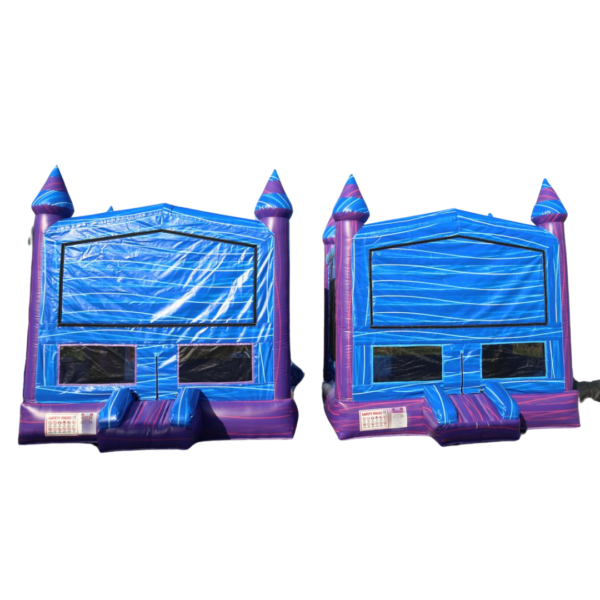 Great Sale Prices 15' x 15' Blue Modular Castle House inflatables,