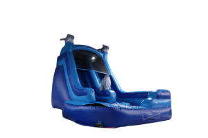 Mega Blue Dolphin Water Slide