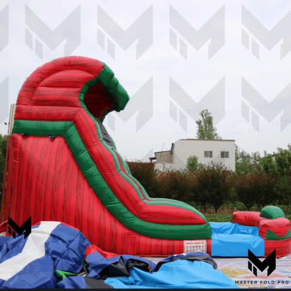 20ft Marble Red Water Slide #055