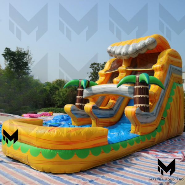 20ft Tropical Mega Pineapple Lane Water Slide #060 - Image 3