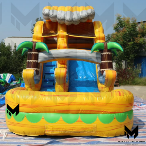 20ft Tropical Mega Pineapple Lane Water Slide #060 - Image 2