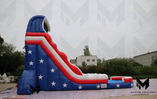 33ft Stars & Stripes Lane Water Slide #100