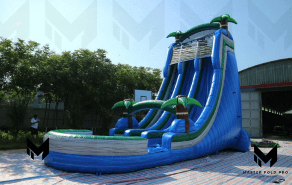 39ft Tropical Two Lane Water Slide #089 - Image 3