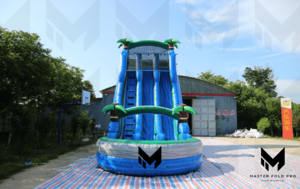 39ft Tropical Two Lane Water Slide #089 - Image 2