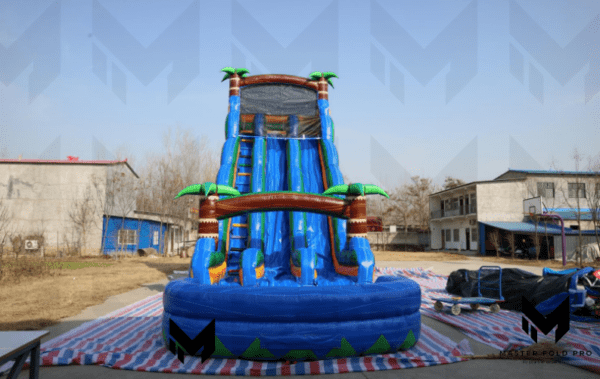 39ft Tropical Two Lane Water Slide #088 - Image 2