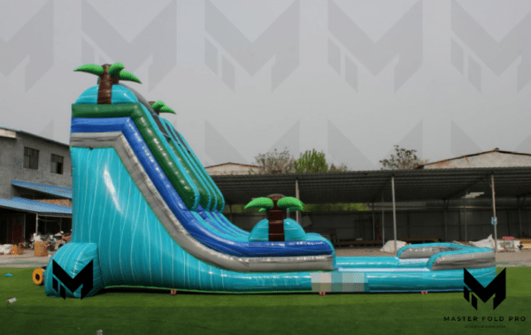 33ft Tropical Two Lane Water Slide #083 - Image 5