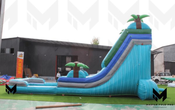 33ft Tropical Two Lane Water Slide #083 - Image 3