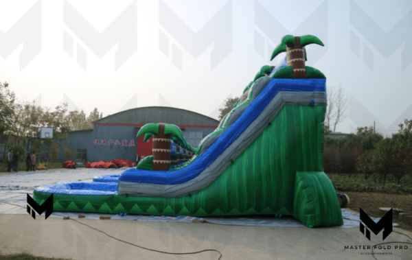 26ft Tropical Marble One Lane Water Slide #080 - Image 2