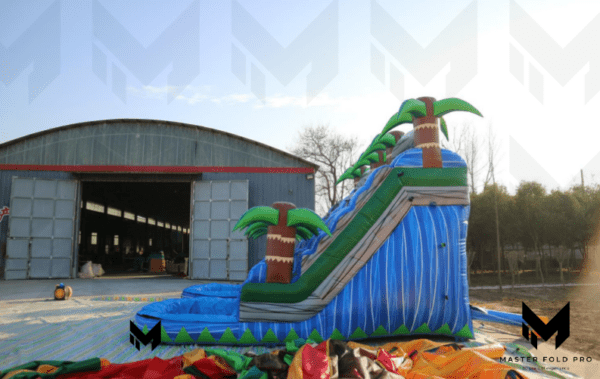 26ft Tropical Marble One Lane Water Slide #080 - Image 4