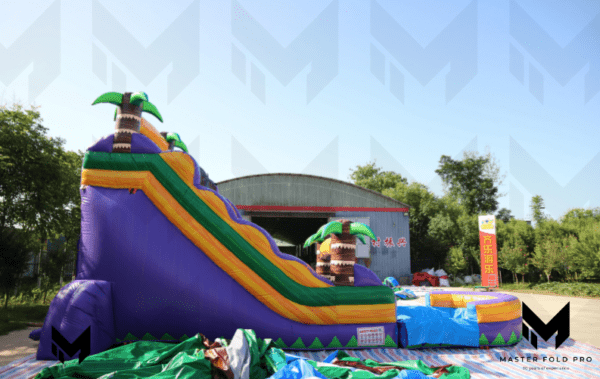 26ft Tropical One Lane Water Slide #078 - Image 2