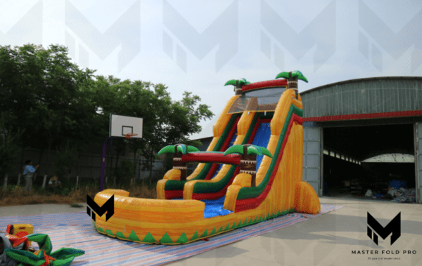 30ft Tropical One Lane Water Slide #074 - Image 3