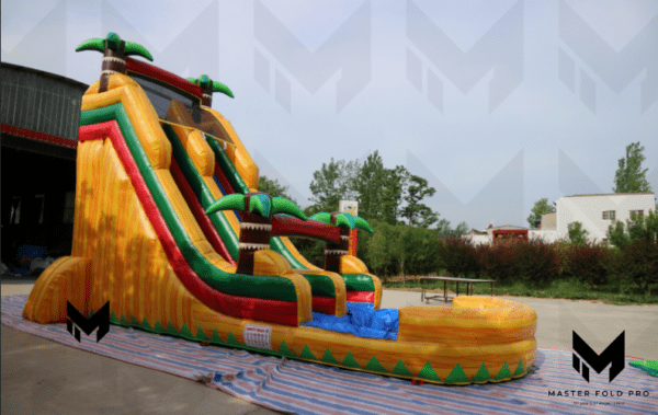 30ft Tropical One Lane Water Slide #074