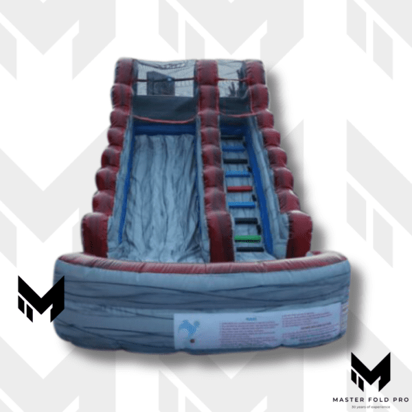 27L x 16H Marble One Lane Epic Water Slide - Image 2