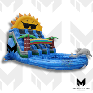 27L x 16H Tropical Dolphin Double Water Slide